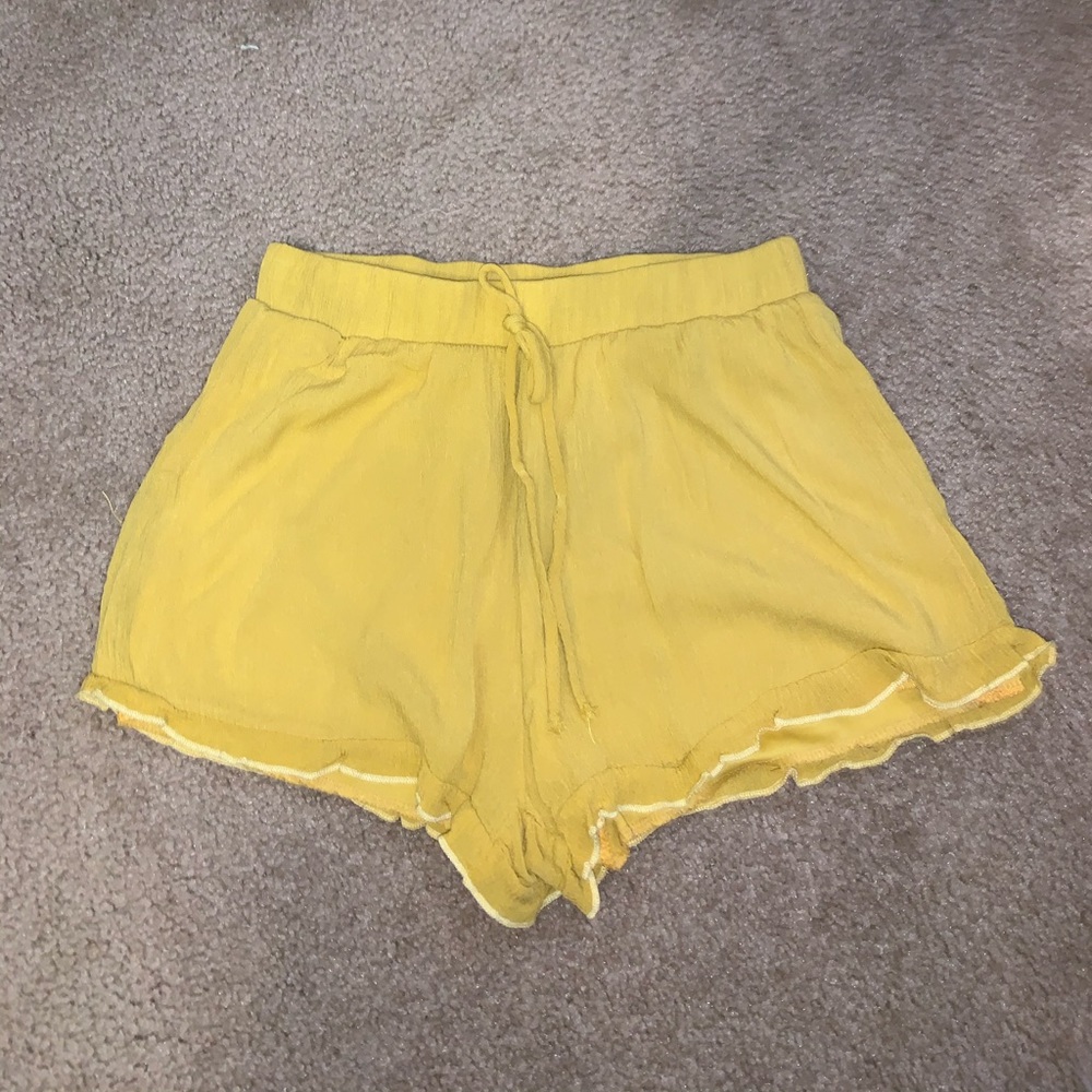 Bright Yellow Shorts
